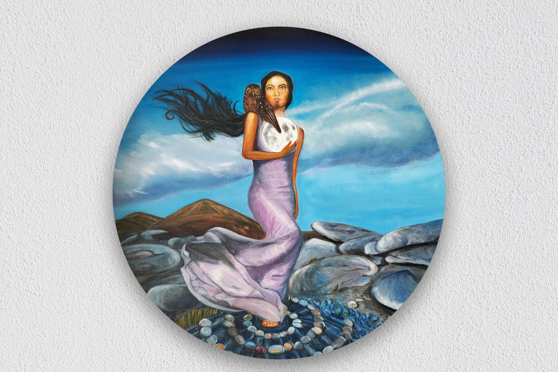Spirit woman oil painting